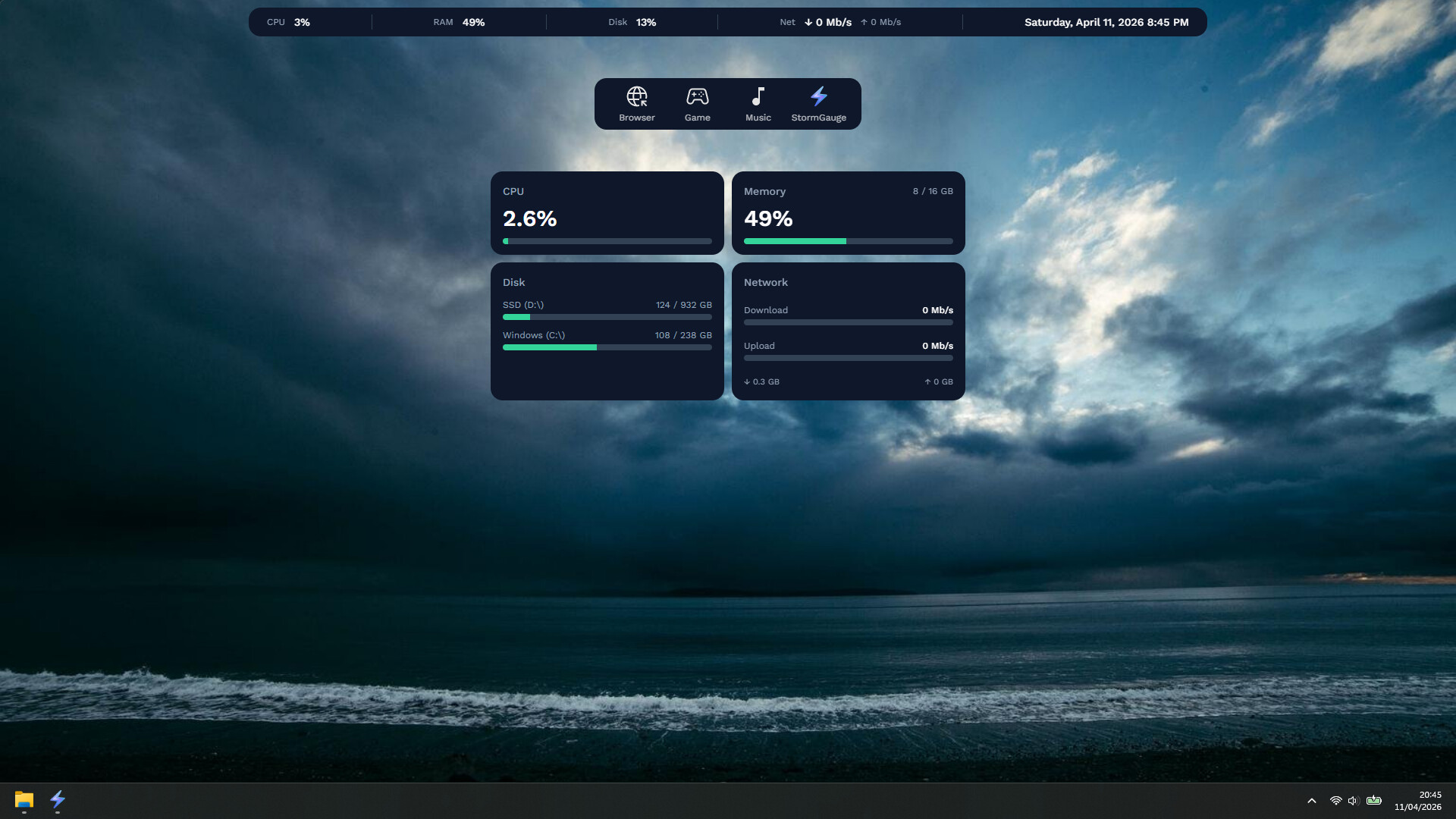 StormGauge screenshot 1