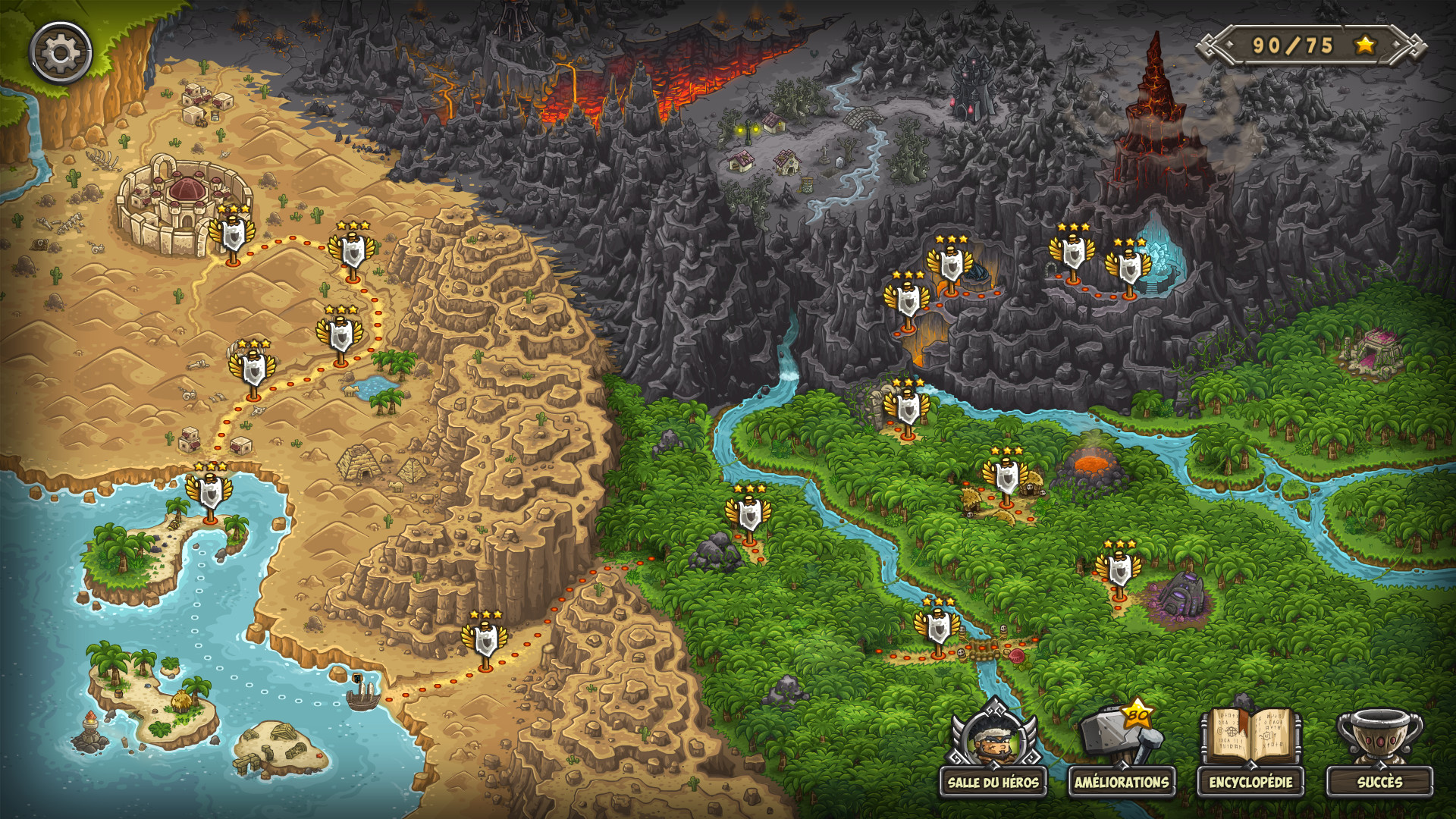 Kingdom Rush Frontiers : capture d'écran