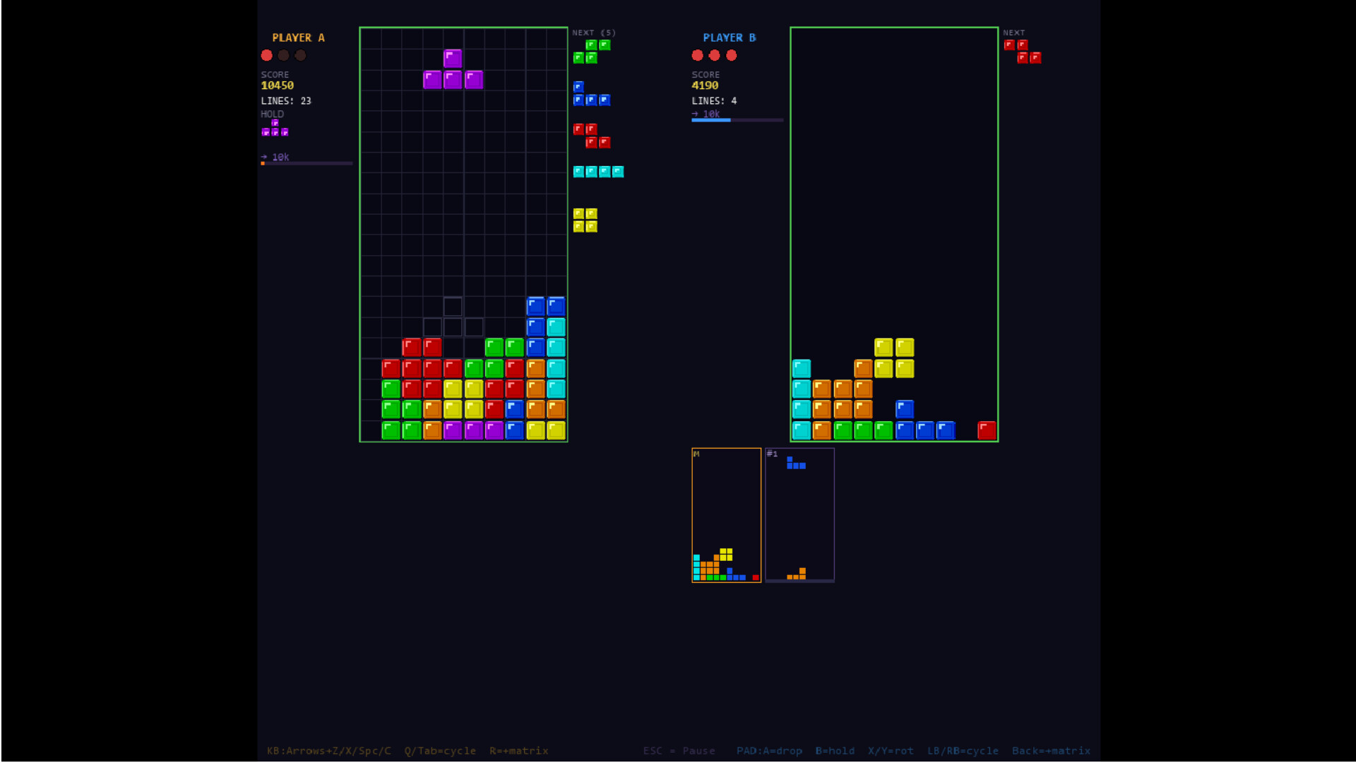 Multeetris screenshot #3