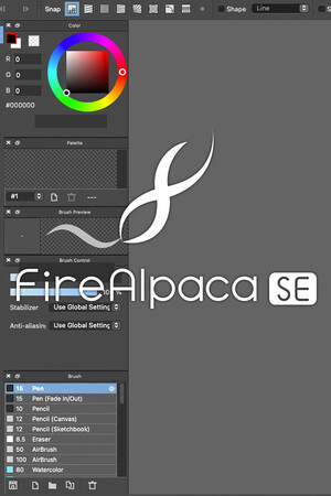 Обложка FireAlpaca SE