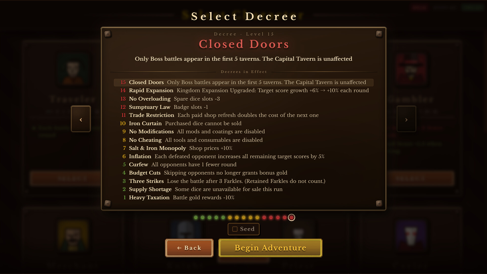 Dice Tavern: Farkle Roguelike screenshot #11
