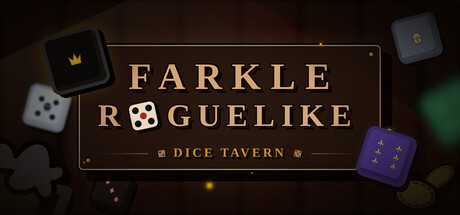 Steam cover for Dice Tavern: Farkle Roguelike.