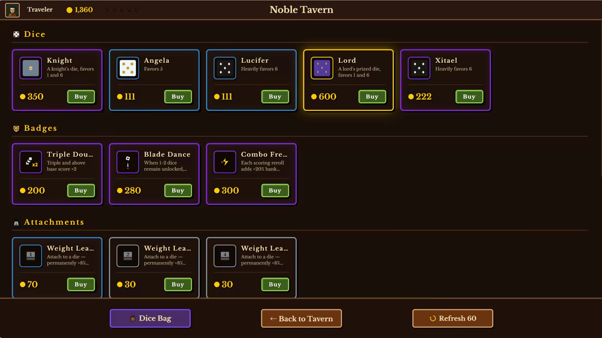 Dice Tavern: Farkle Roguelike video 11