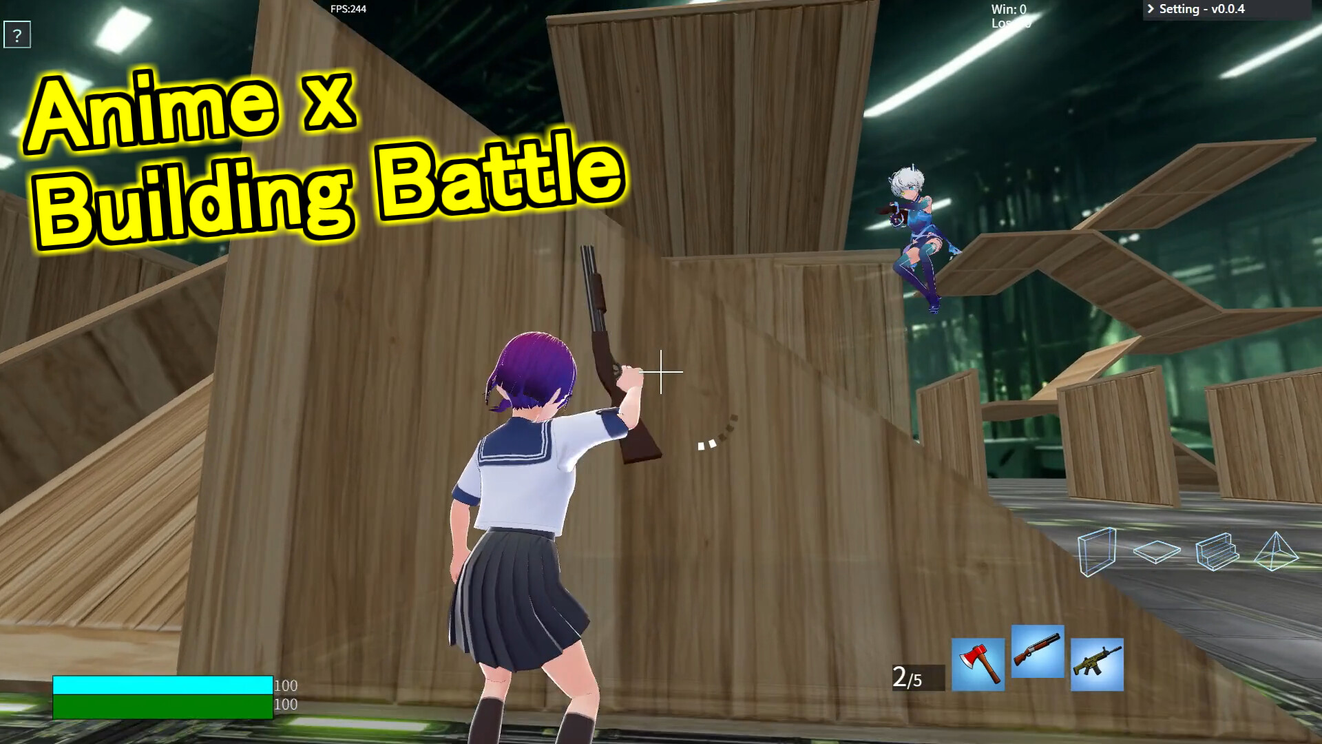 Girlsnite - Anime Building Battle TPS screenshot #1