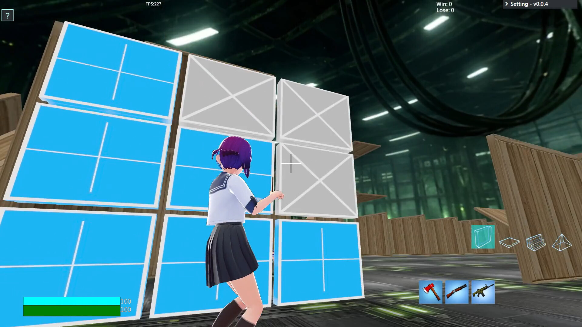 Girlsnite - Anime Building Battle TPS screenshot 1