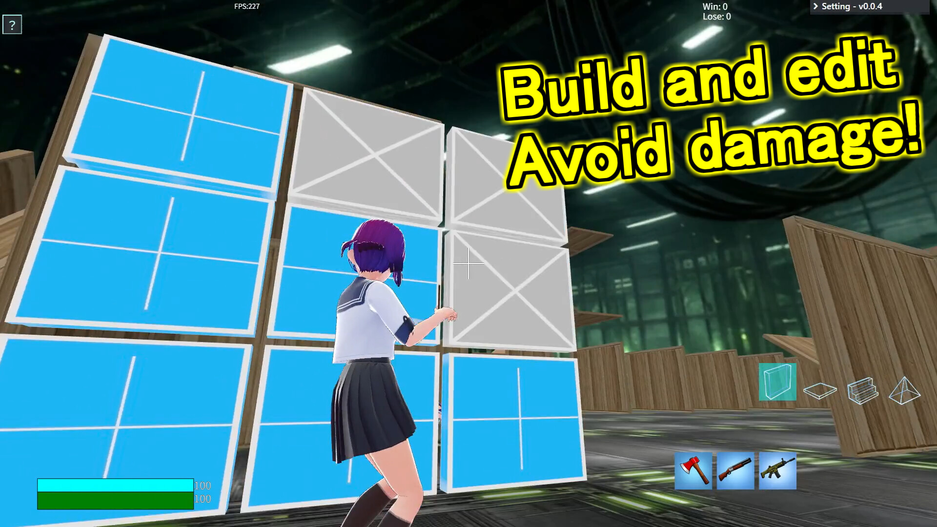 Girlsnite - Anime Building Battle TPS screenshot #2