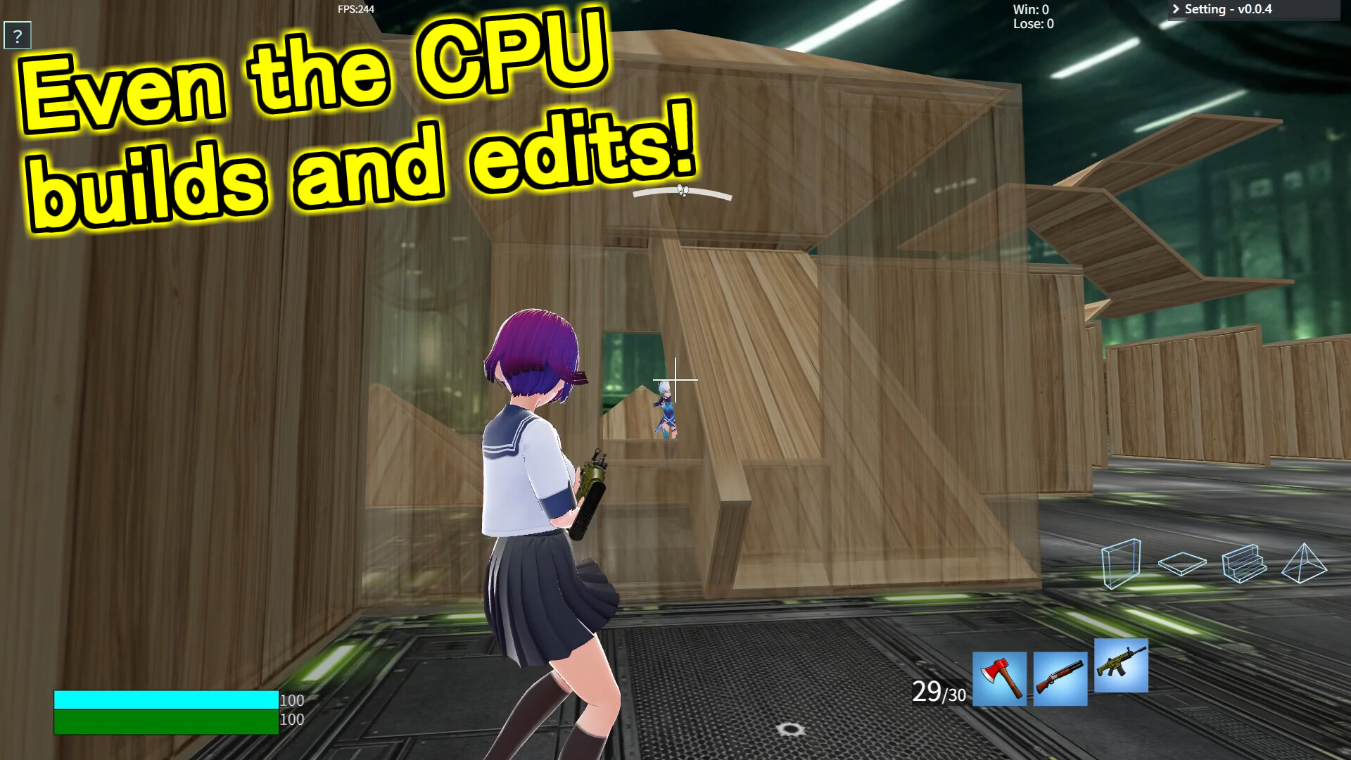 Girlsnite - Anime Building Battle TPS screenshot #3