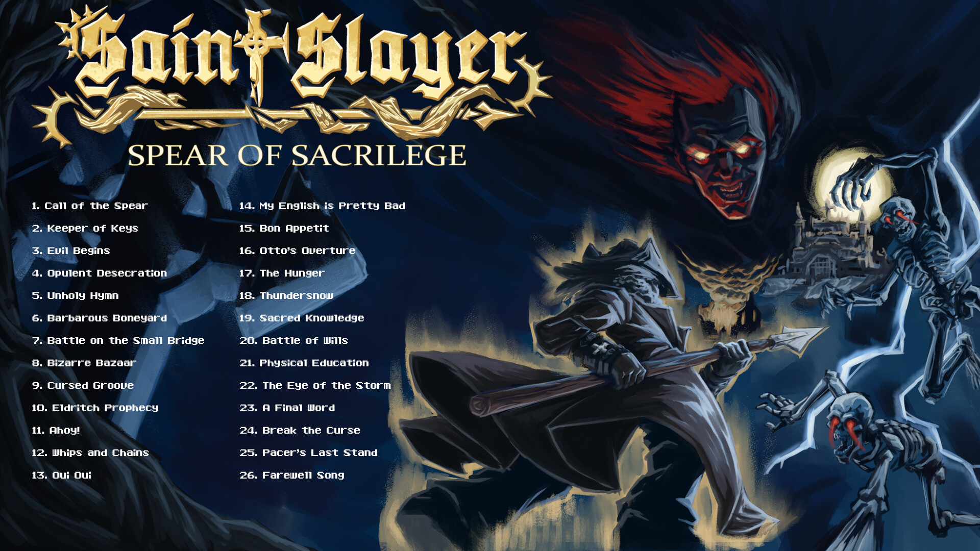 Saint Slayer: Spear of Sacrilege Soundtrack Featured Screenshot #1