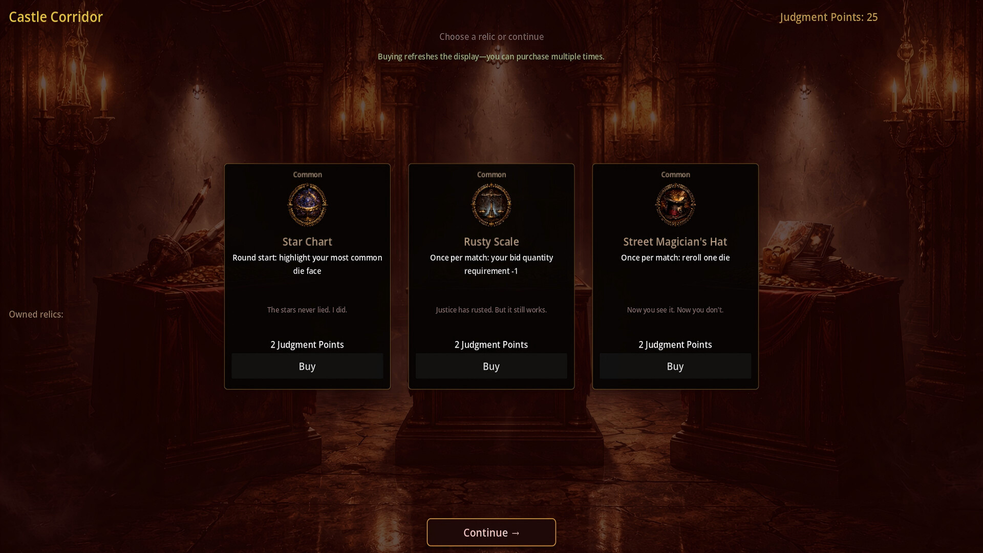 Castle of Lies: Fate's Roll 謊言之堡：命運骰局 screenshot #7