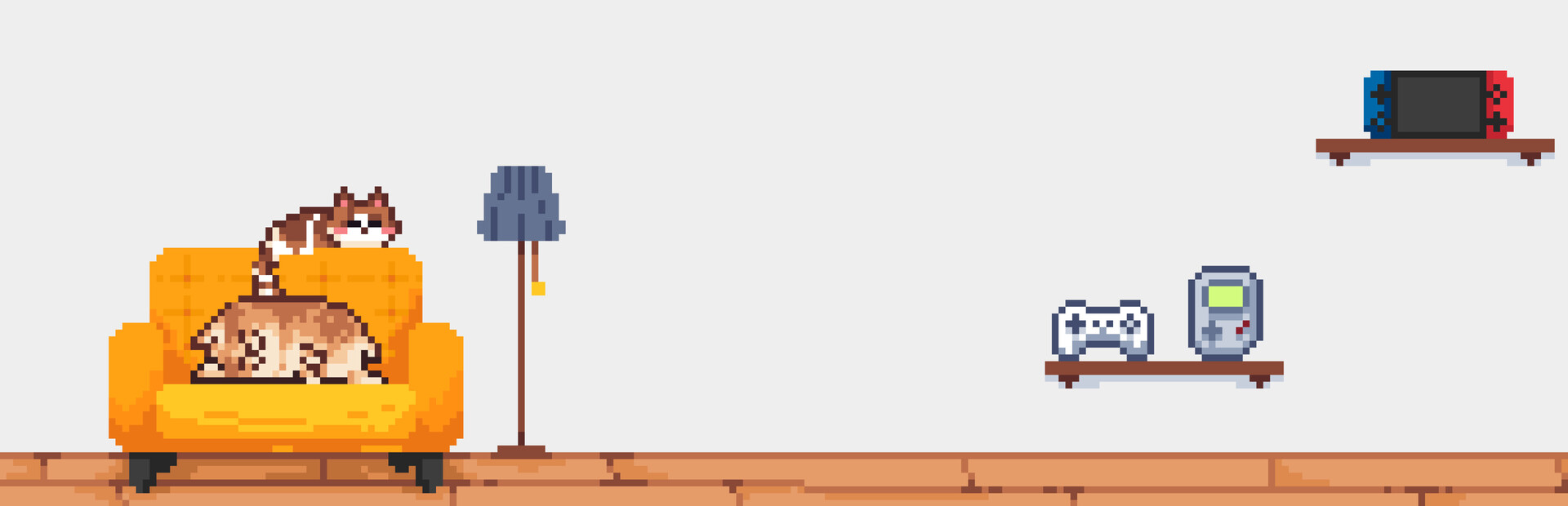 Pixel Room Stickers