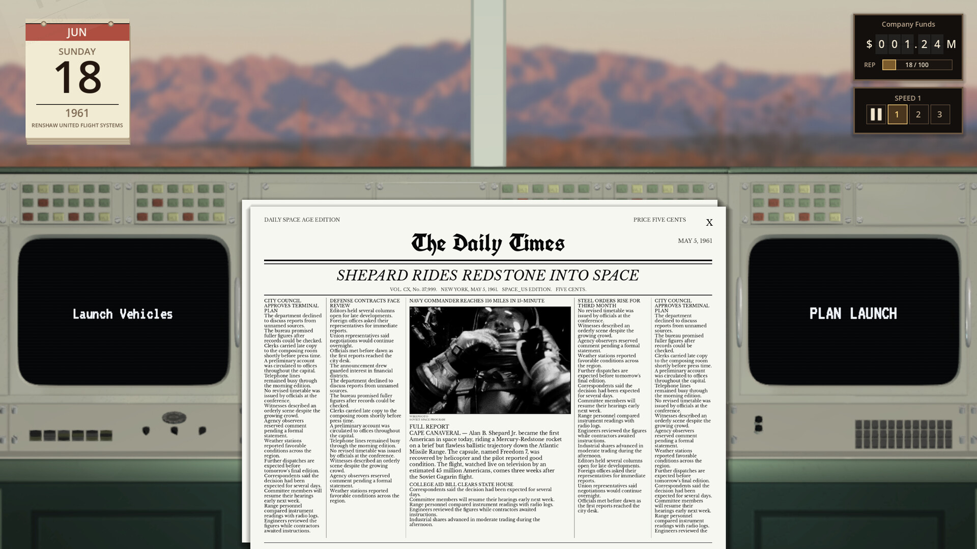Launch Window: 1961
