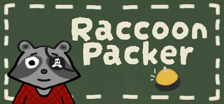 Steam cover for Raccoon Packer: A Cozy Puzzle Game.