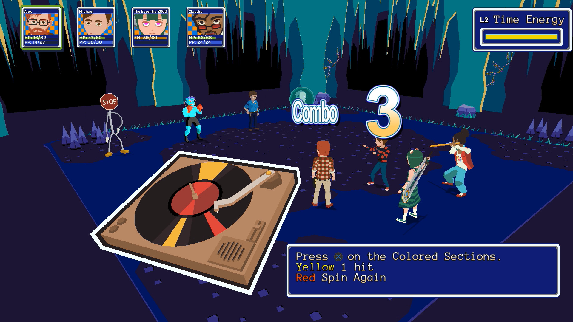 screenshot of YIIK: A Postmodern RPG 1