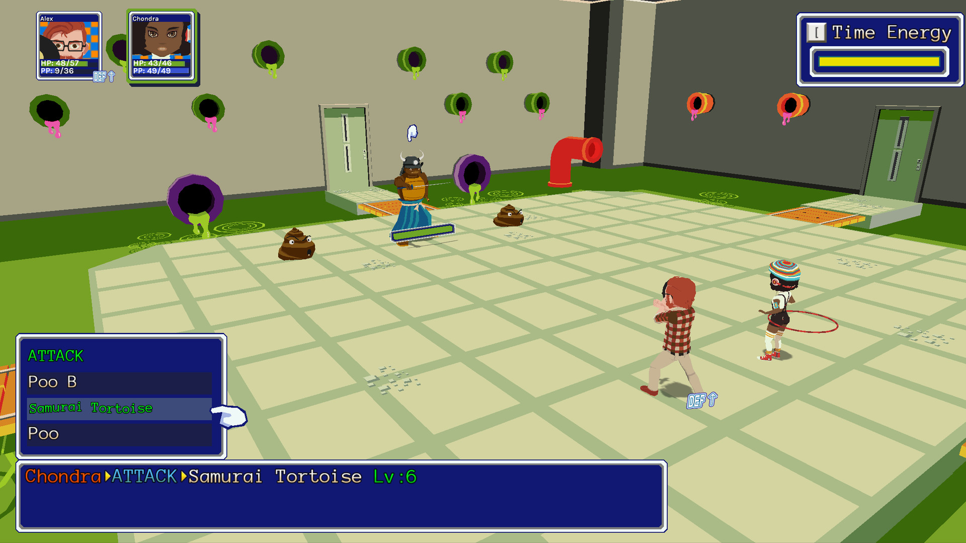 screenshot of YIIK: A Postmodern RPG 6