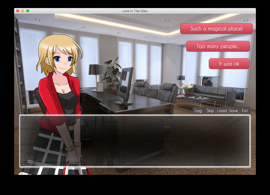 #4. Love in the Glen (Steam) By: Sapphire Dragon Productions