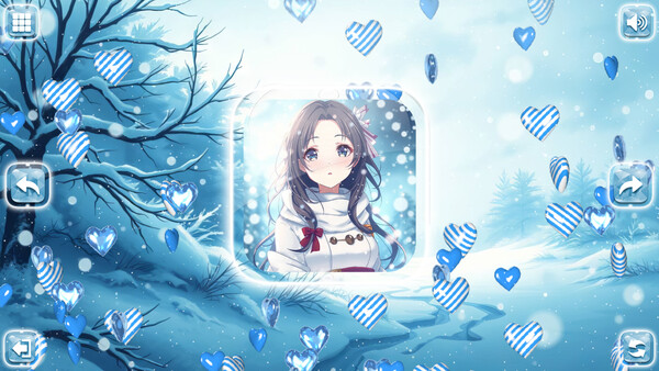 Скриншот 2 из игры Lovely Anime Puzzle: Winter