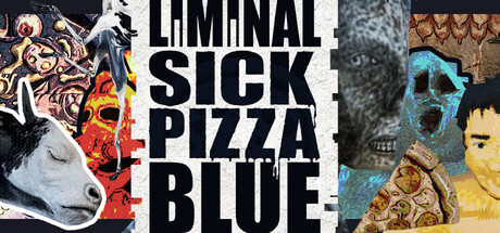 Liminal Sick Pizza Blue