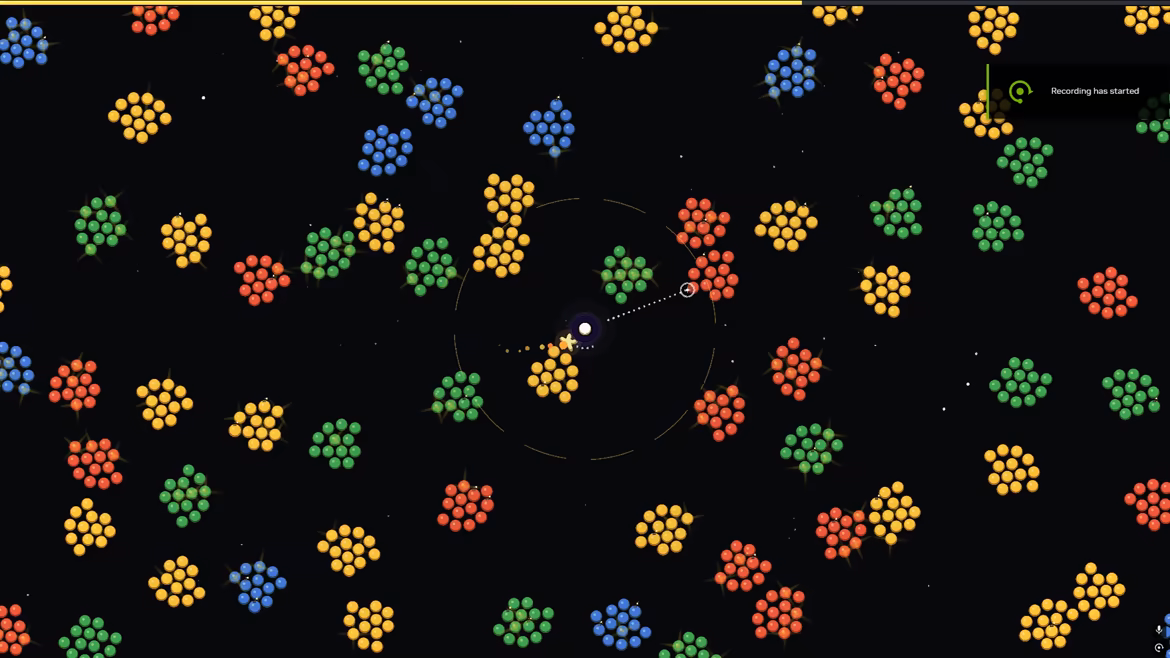 Bubble Shooter but In Space and Incremental video 1
