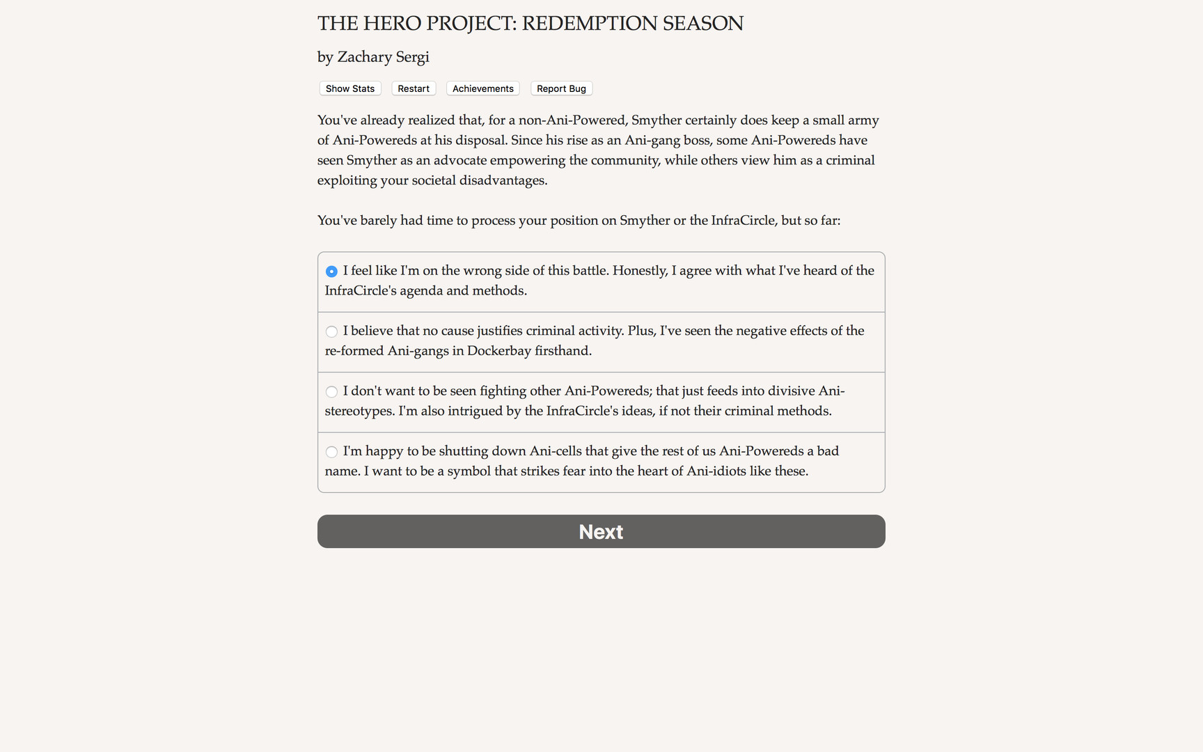 The Hero Project: Redemption Season screenshot #4