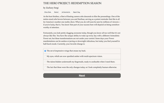 The Hero Project: Redemption Season - MeChip Warning System screenshot 3
