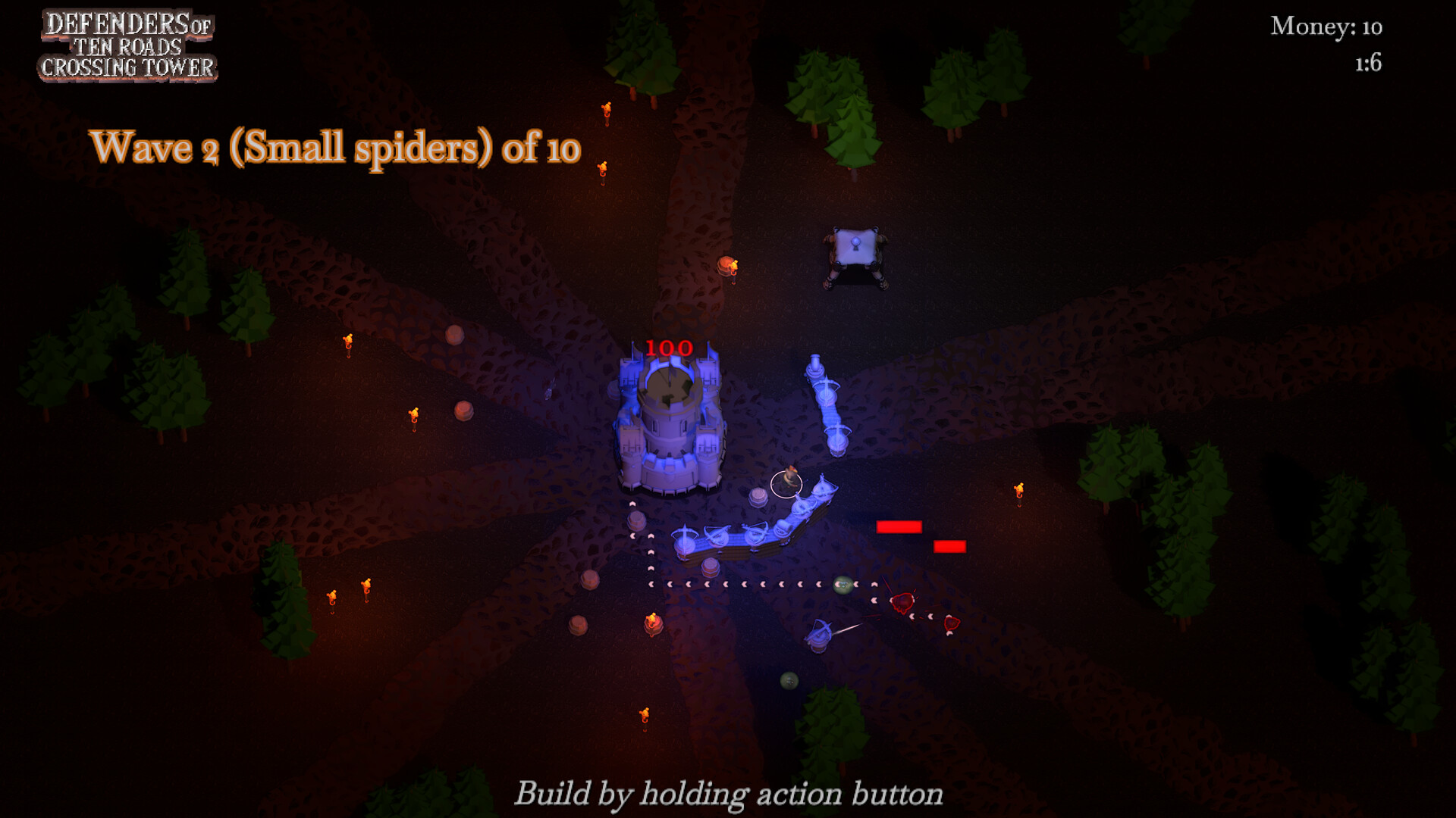 Defenders of Ten Roads Crossing Tower — gameplay screenshot 1