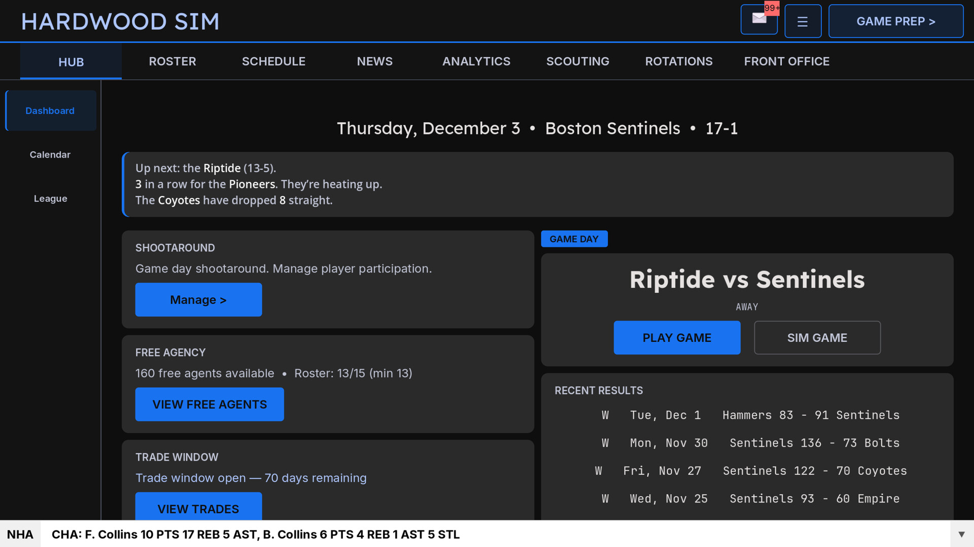 Hardwood Basketball Manager screenshot 4