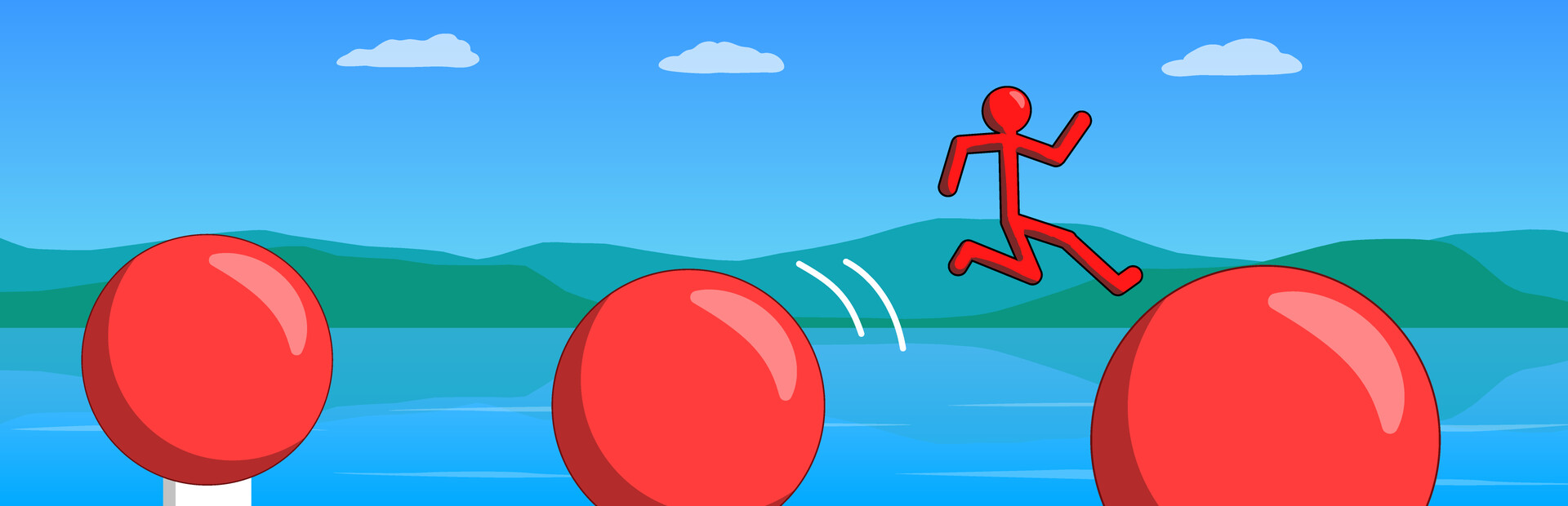 Stickman Obstacle Course