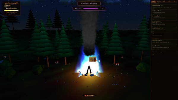 The Throwing Pinecones Into A Campfire Game game for windows Pc 1