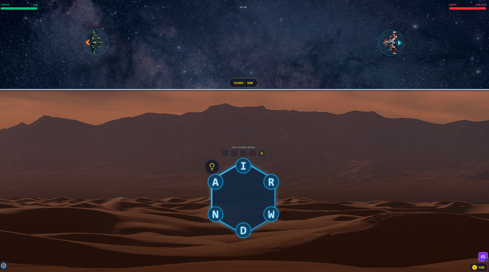 Word Space Blaster – Screenshot 3