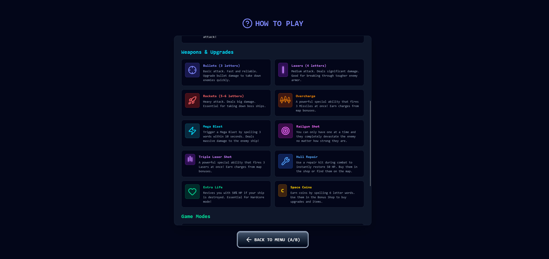 Word Space Blaster Featured Screenshot #1