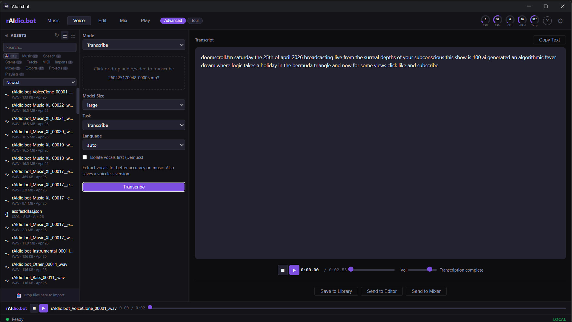 rAIdio.bot screenshot 8