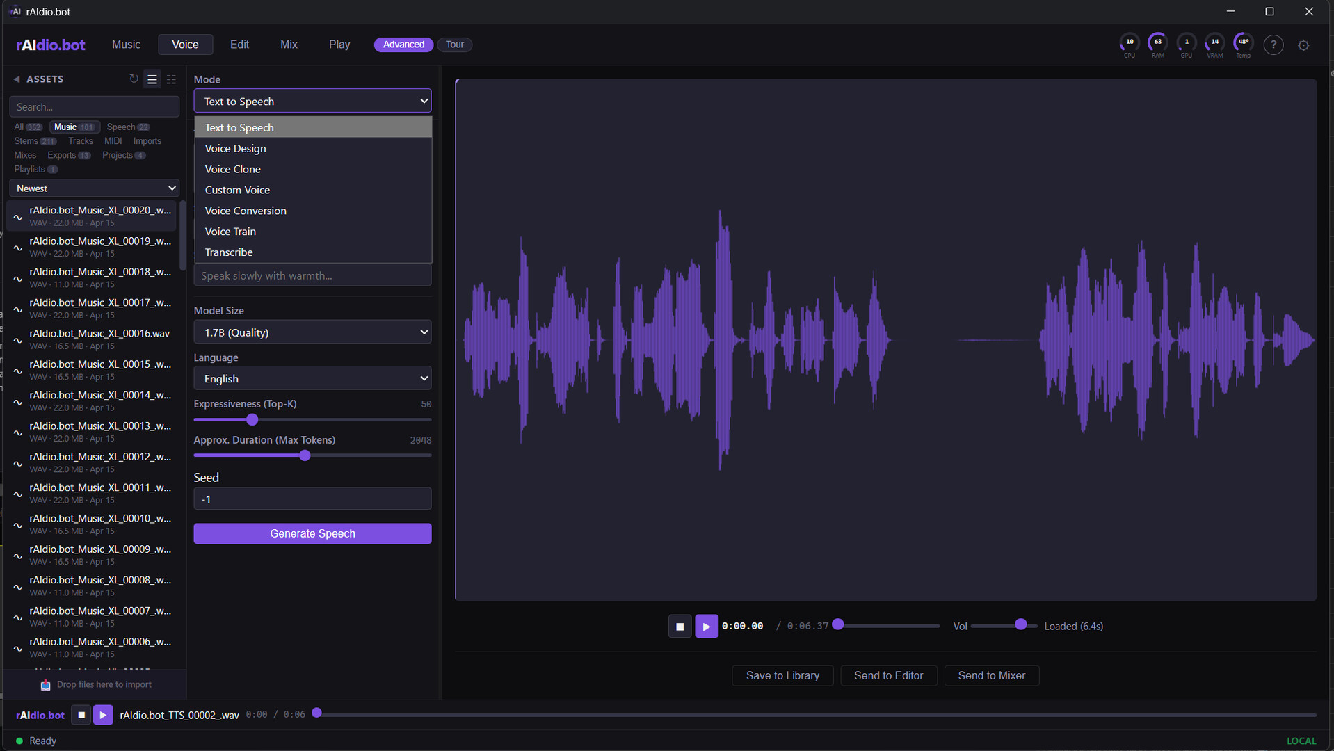 rAIdio.bot screenshot 6