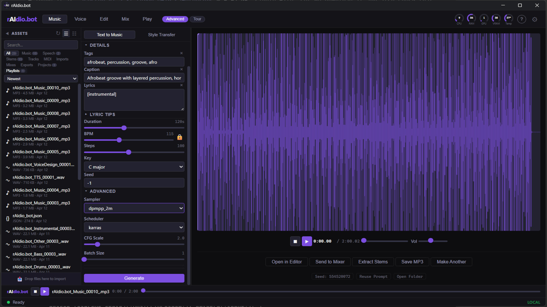 rAIdio.bot Featured Screenshot #1