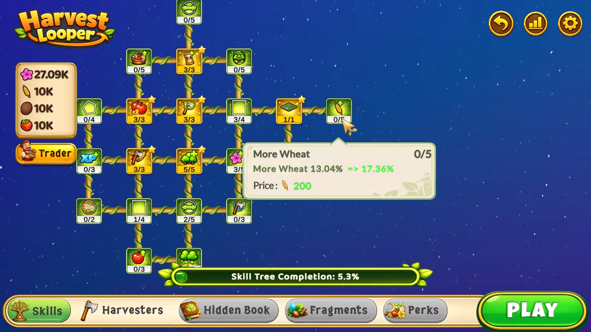 Harvest Looper video 4