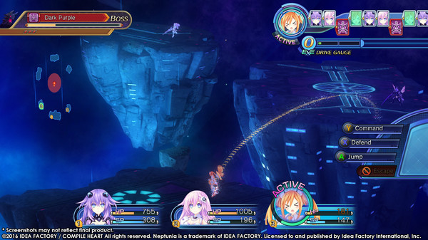 Screenshot z Megadimension Neptunia VII
