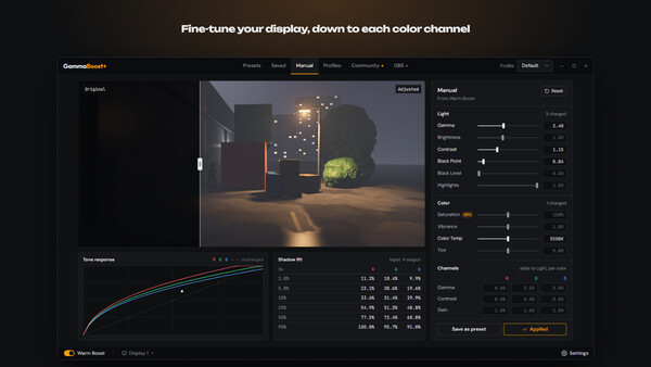 GammaBoost+ screenshot 2