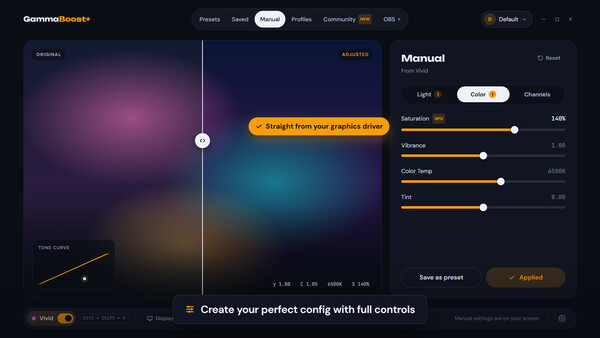 Скриншот 3 из GammaBoost+