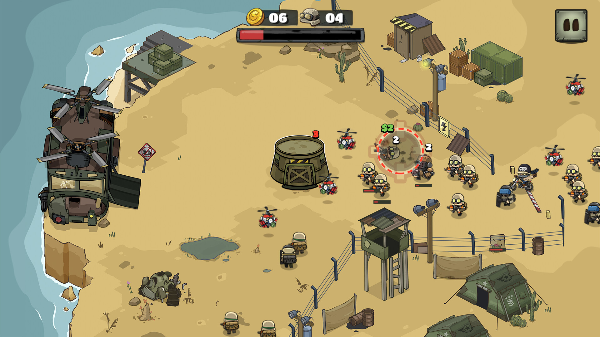 Metal Soldiers: Incremental Defense screenshot #3