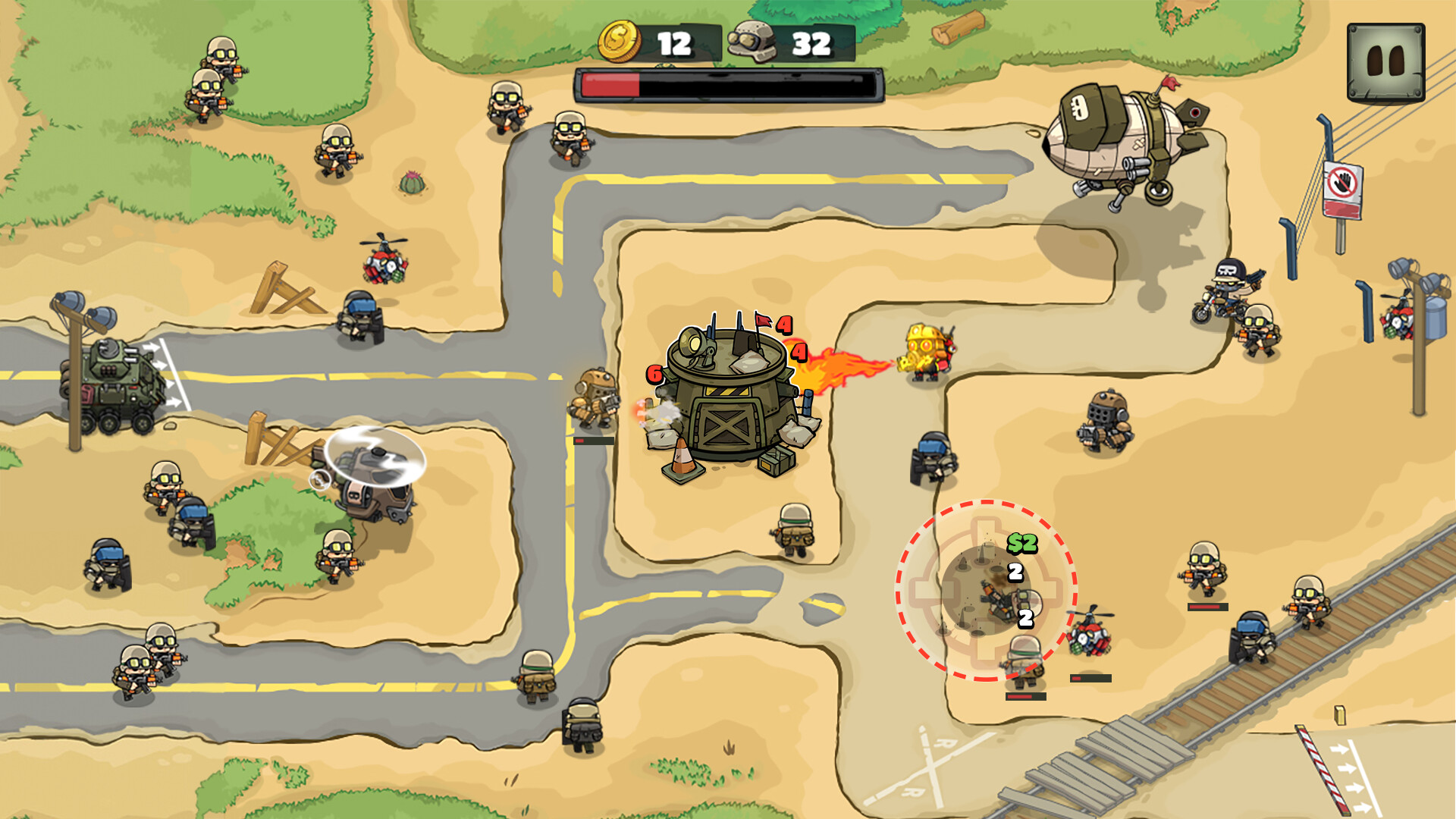 Metal Soldiers: Incremental Defense screenshot #5