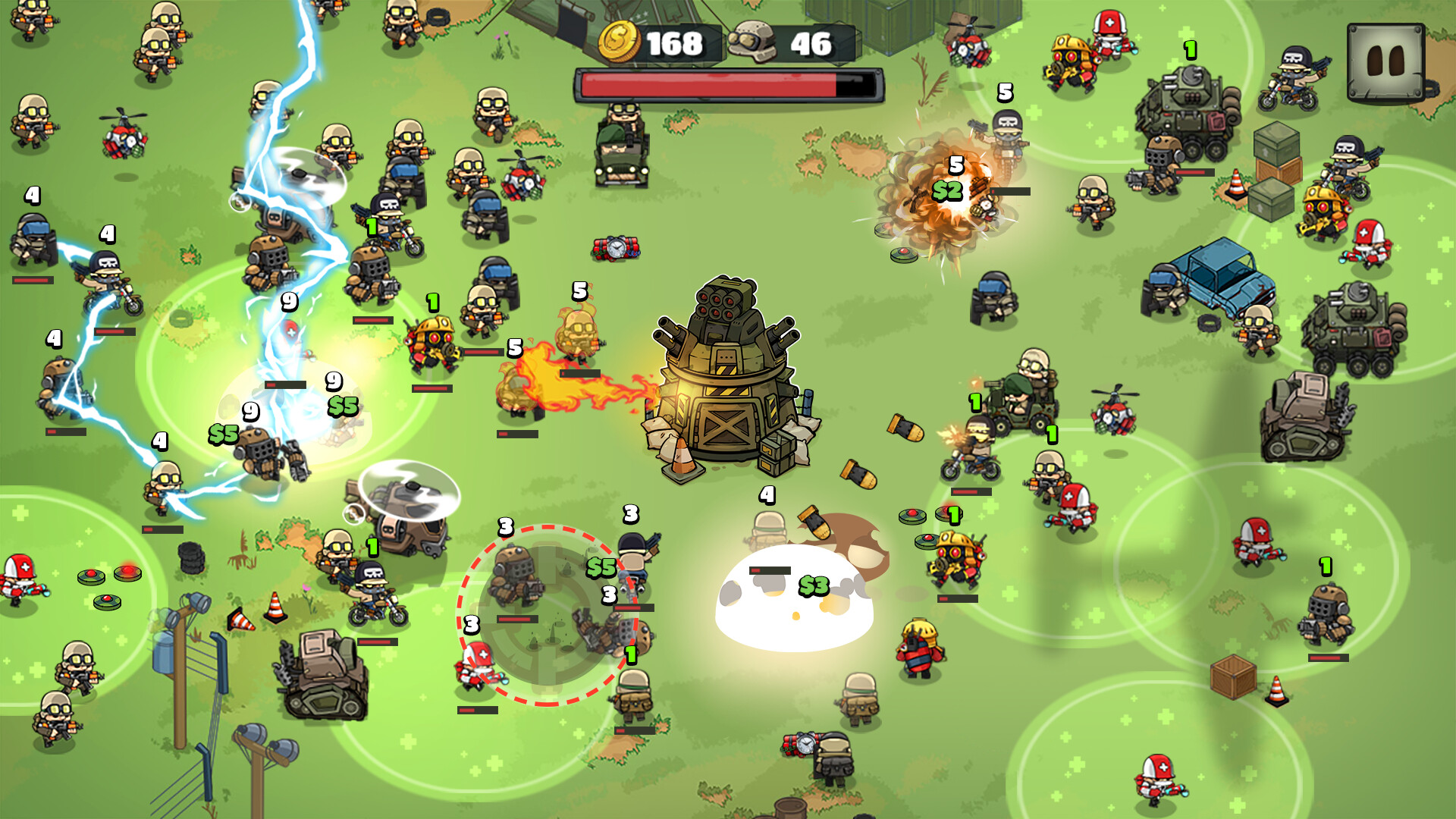 Metal Soldiers: Incremental Defense screenshot #1