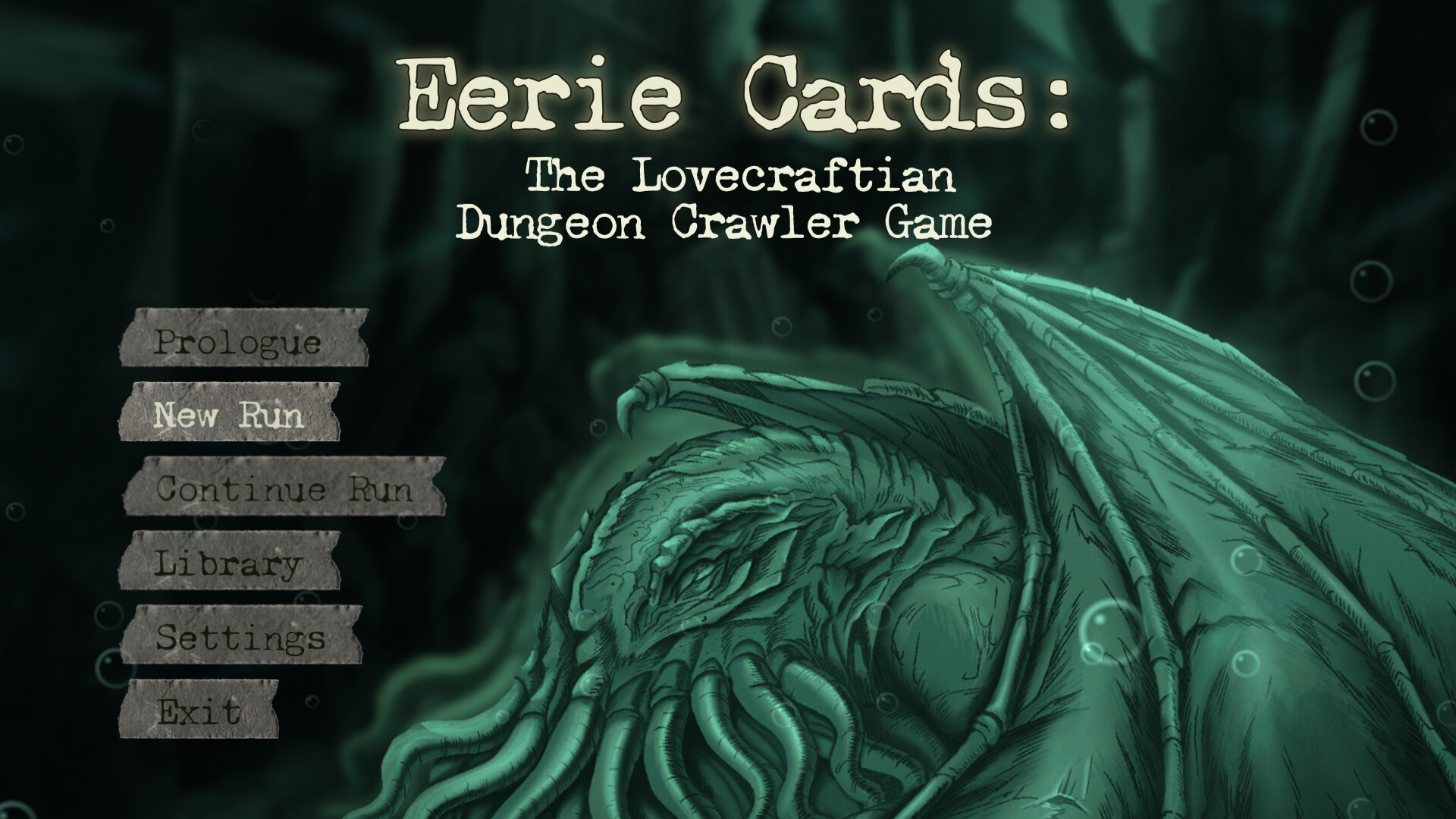 Eerie Cards: The Lovecraftian Dungeon Crawler Game screenshot 1