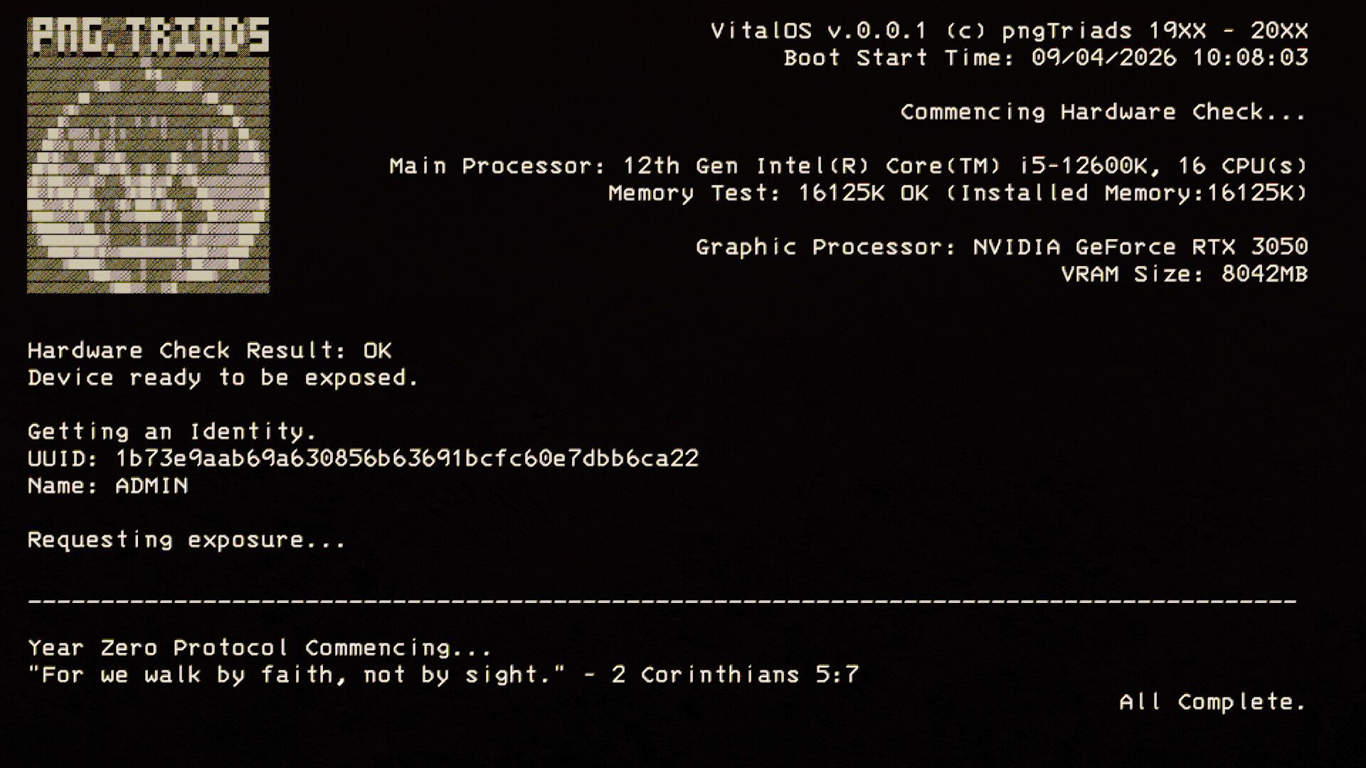 Vitalis screenshot 1