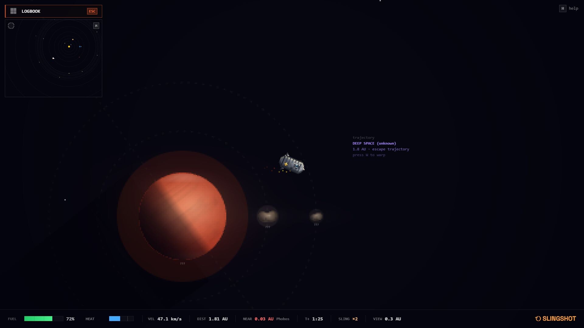 Slingshot: Escape the solar system 遊戲畫面 4