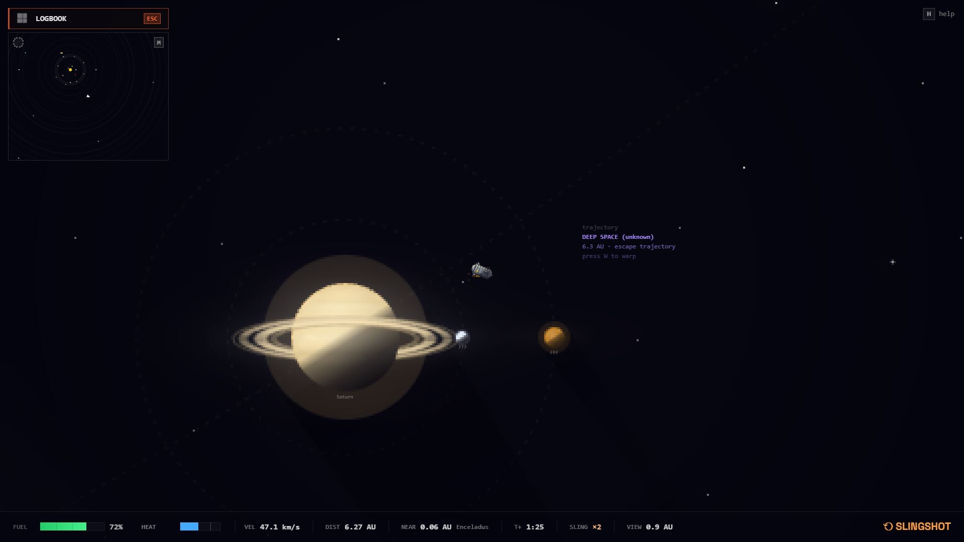 Slingshot: Escape the solar system 遊戲畫面 3