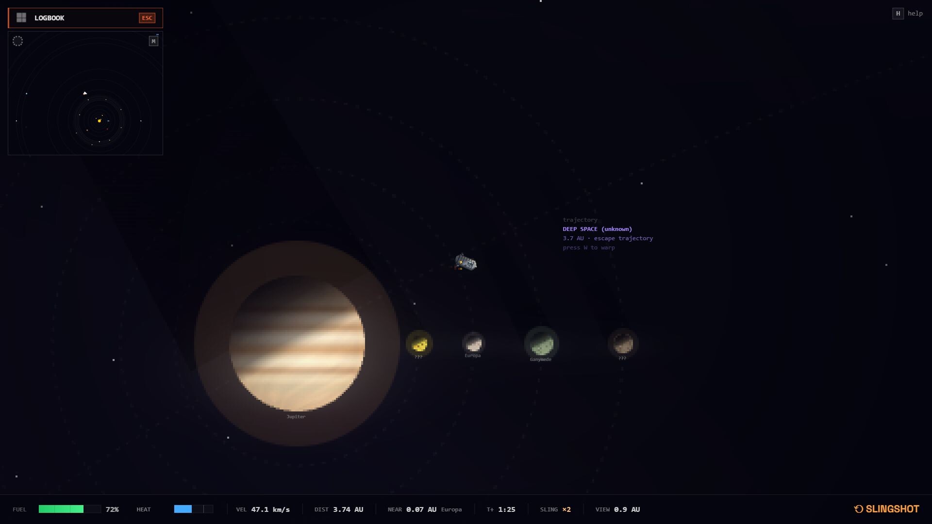 Slingshot: Escape the solar system 遊戲畫面 2