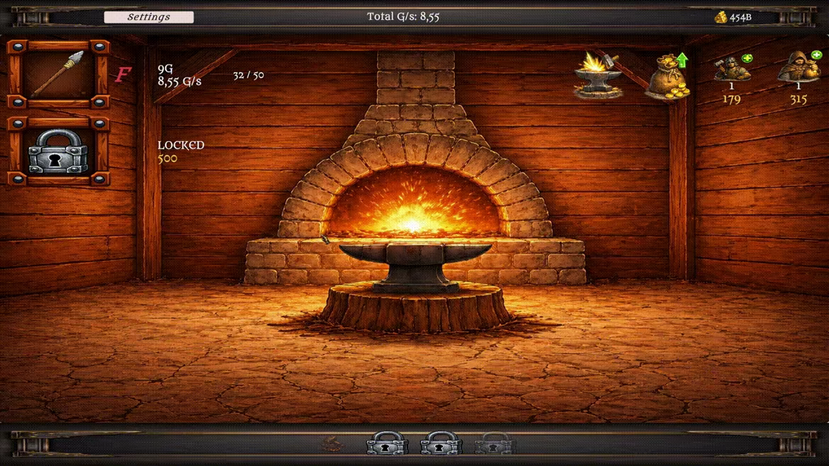 Blacksmith Idle video 2