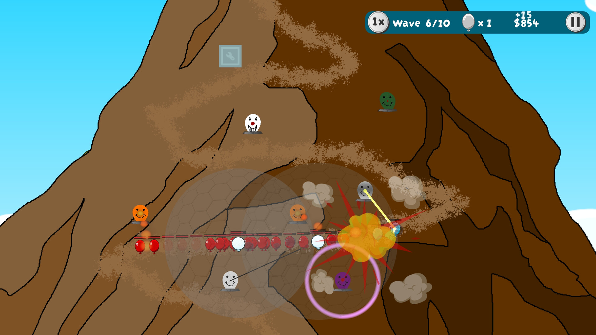 Nozie Tower Defense XLのスクリーンショット 1