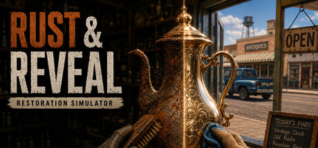 Rust & Reveal: Restoration Simulator — Steam header