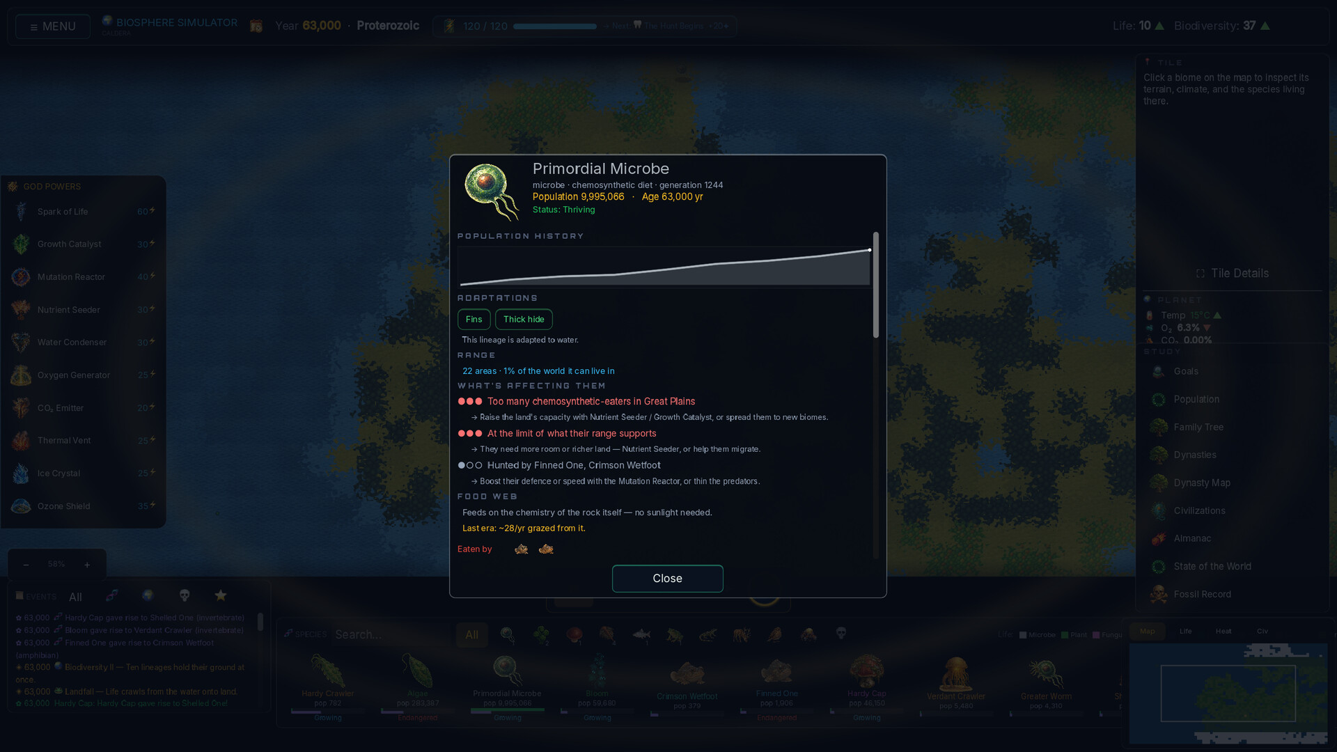 Biosphere Simulator screenshot #3
