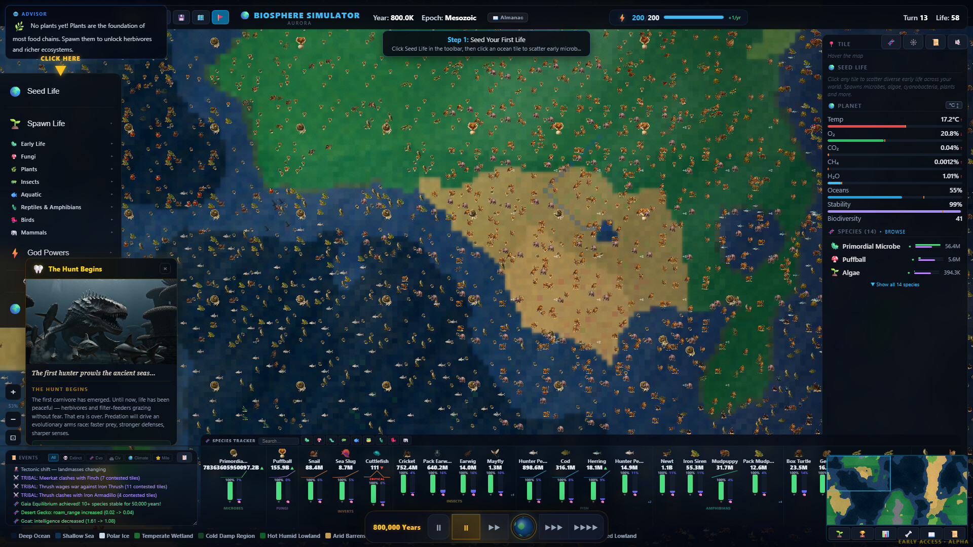 Biosphere Simulator screenshot 1